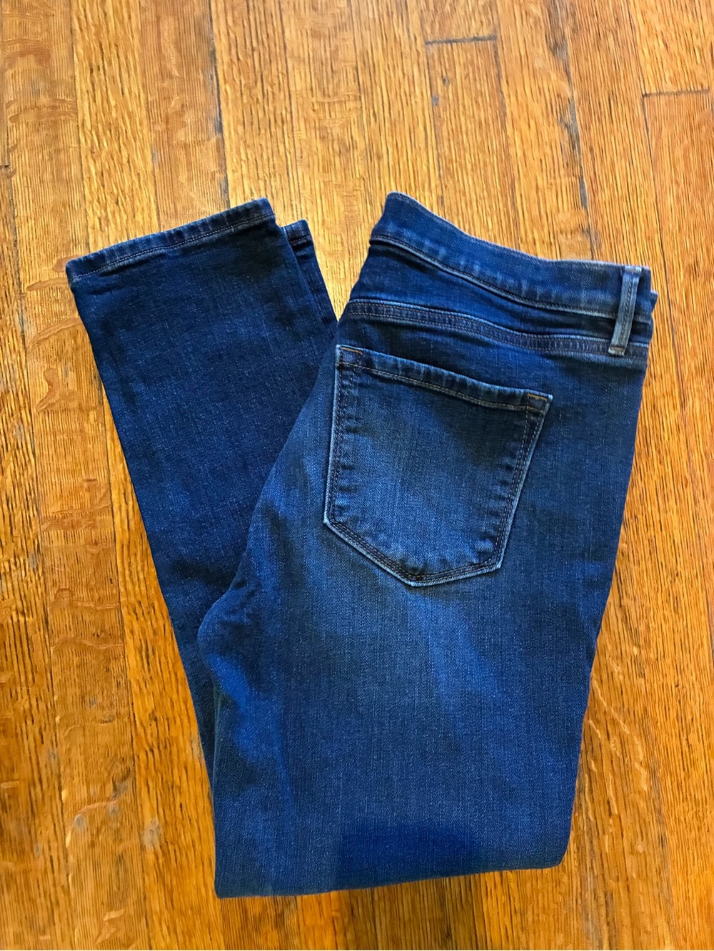 LOFT Women's Dark Blue Skinny Jeans